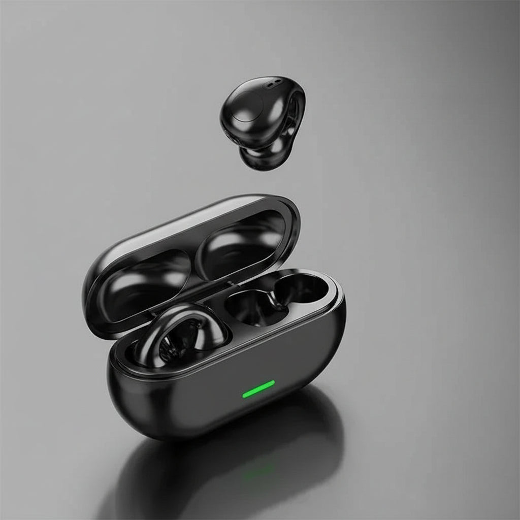 Fone De Ouvido Ósseo Sem Fio Bluetooh Esportivo Resistente a Água IP68
